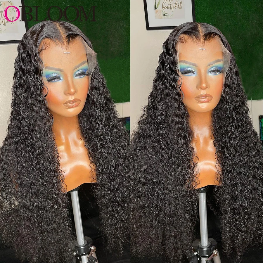 

Deep Wave 13X4 Full Lace Frontal Wig HD Transparent Lace Front Human Hair Wigs For Women Preplucked Brazilian Hair Wig Baby Hair