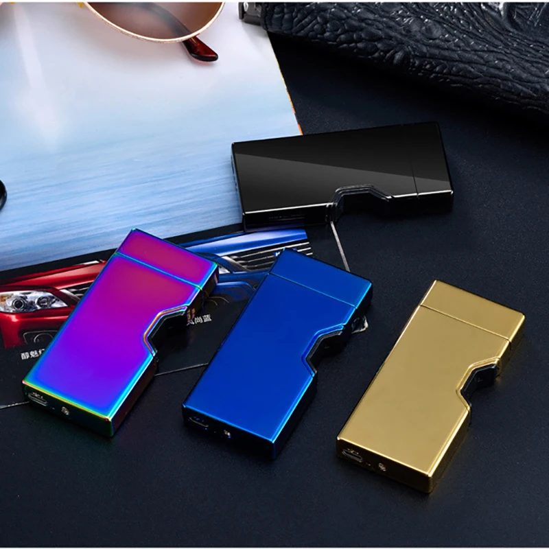 Перезаряжаемая USB-зажигалка инфракрасная Лазерная Индукционная ветрозащитная