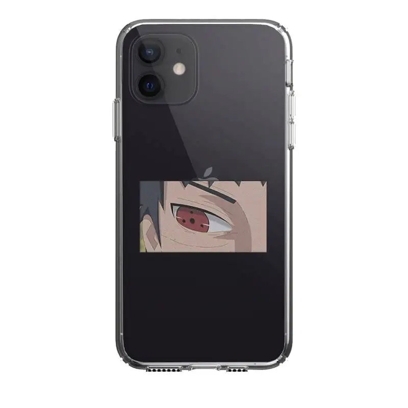 

Naruto Illustration Phone Case For Iphone 5 6 7 8 11 12 plus XR X XS SE2020 11/12PRO Max Transparent Cases