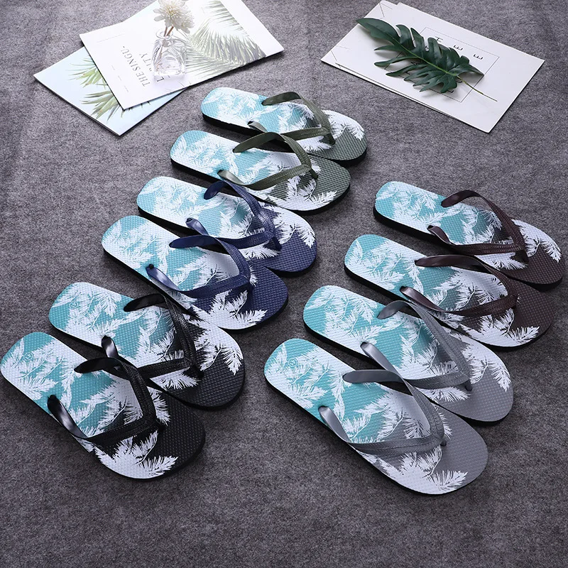 

Beach Flip Flops Men's Slippers Summer Women's Home Sandals Slippers Couple Sandals house slippers