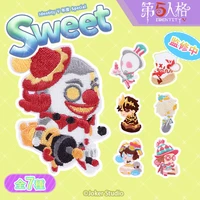 anime game identity v dessert theme embroidery cloth badge tracy reznik jack souvenir kawaii cartoon cosplay props collection