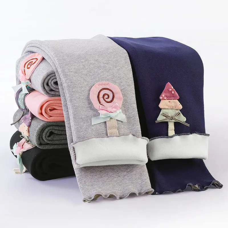 Леггинсы флисовые для девочек утепленные штаны теплые брюки подростковые