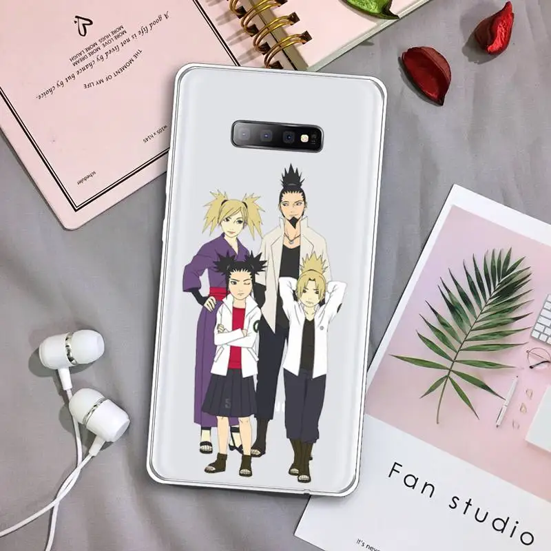 

Nara Shikamaru naruto Japan anime Phone Case Transparent For Samsung Galaxy S A 5 7 8 9 2015 20 edge plus 10 e lite 2019