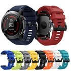 Ремешок для умных часов Garmin Fenix 6X 6 6S Pro 5X 5 5S Plus 3 3HR, силиконовый, 262022 мм