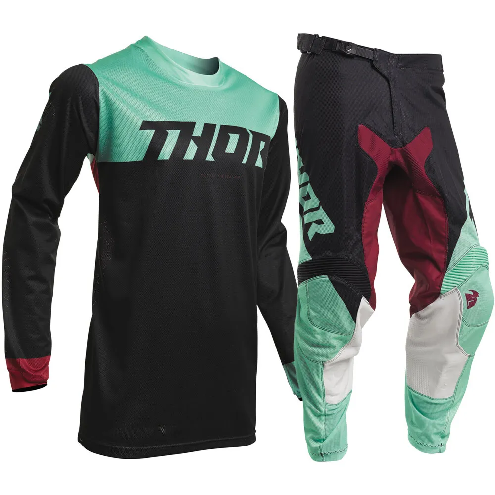 PULSE AIR мотокросса Джерси и брюки Топ ATV BMX Moto gear Набор ATV Джерси комплект мотоциклетная одежда MX Combo