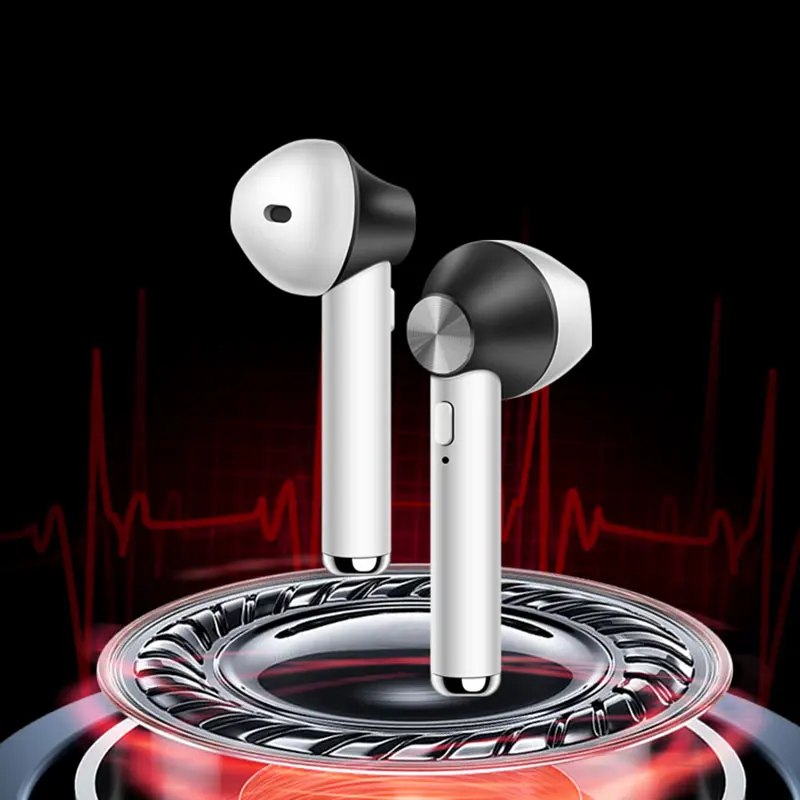 Двойной Применение Bluetooth наушники со светодиодными огнями Беспроводной легкий