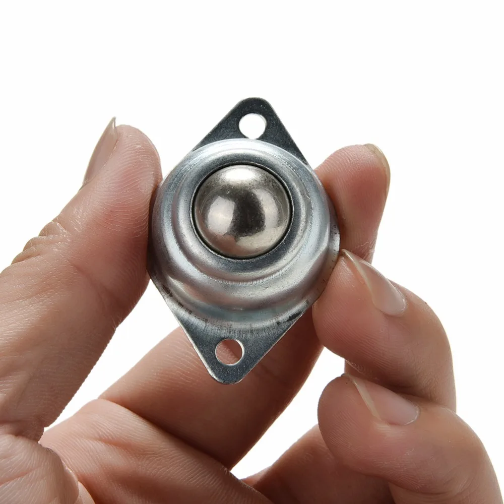 1 Pcs Silver Metal Bull Wheel Universal Transfer Ball Hole Diameter 15mmSwivel Round Caster good quality hot selling new | Обустройство