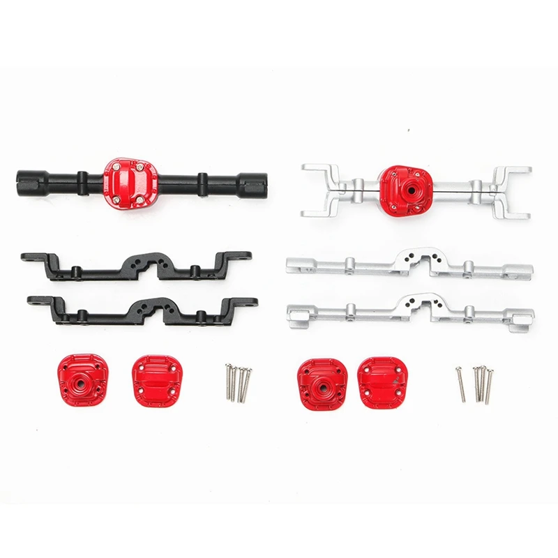 

for MN 45 90 91 96 Metal Front and Rear Axle Housing & RC Car 6V 370 Brushed Motor for 1/10 RC Truck Car WPL D12