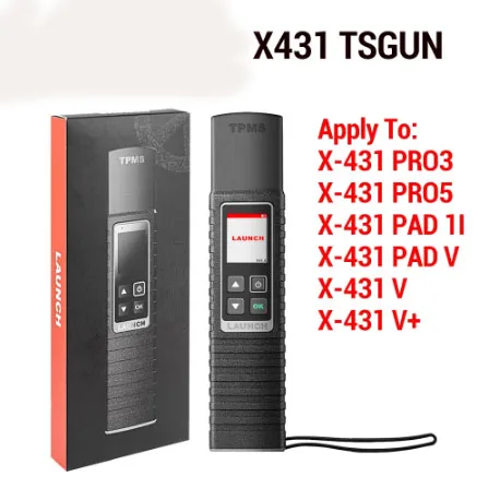 

LAUNCH X431 TSGUN TPMS Car Tire Pressure Inspection Tool sensor activation reading learning programming work on X431 V/V+/PRO3S