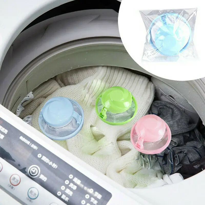 3 шт. плавающий стильный аксессуар для стирки шарик сетчатый фильтр в форме
