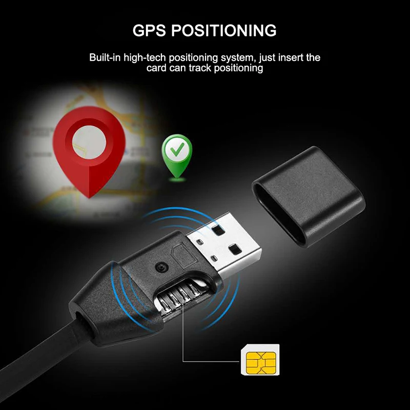 Автомобильный GPS-трекер устройство для отслеживания автомобиля с Micro USB кабелем