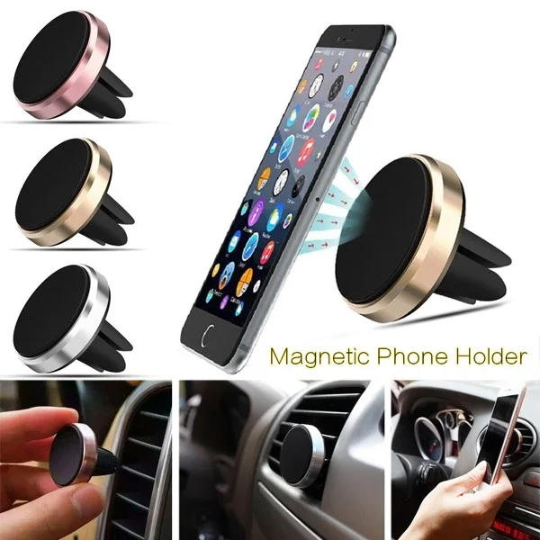 magnetic phone holder for phone in car air vent mount universal mobile smartphone stand magnet support cell holder for iphone free global shipping