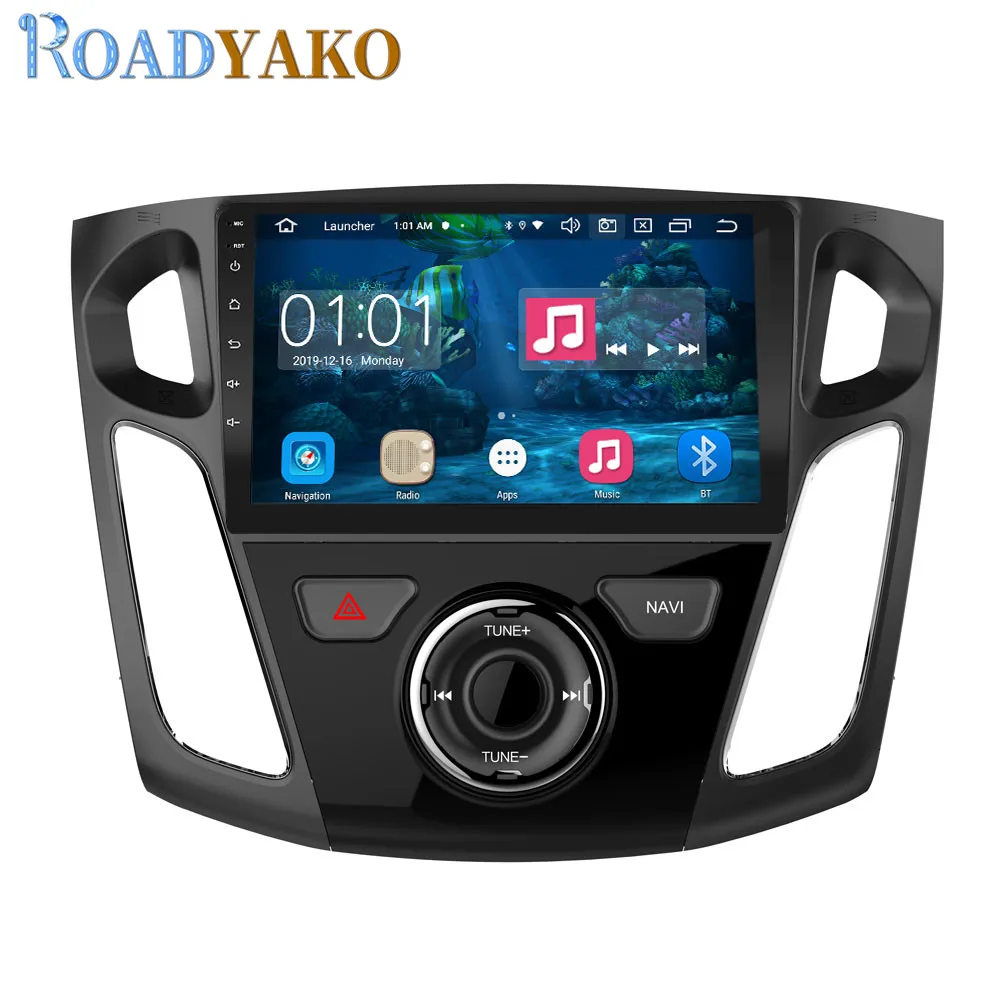 Автомобильный мультимедийный плеер 9 дюймов Android для Ford Focus 2012 2013 2014 2016 2015 2017