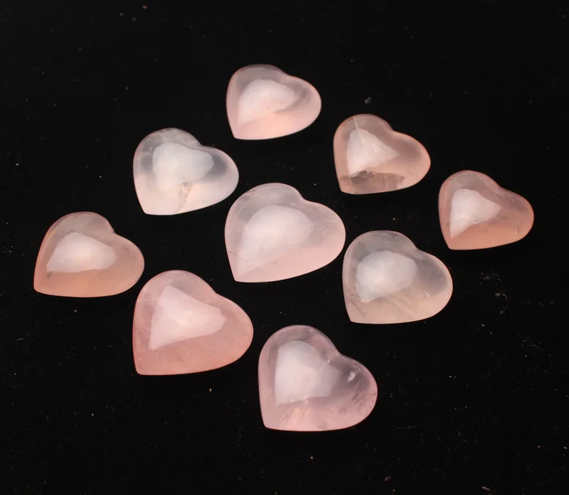 NaturalPowderCrystalHeartDecorationfurongjing4CentimeterHorizontalRoughStonePolishing необработанные руды розовый