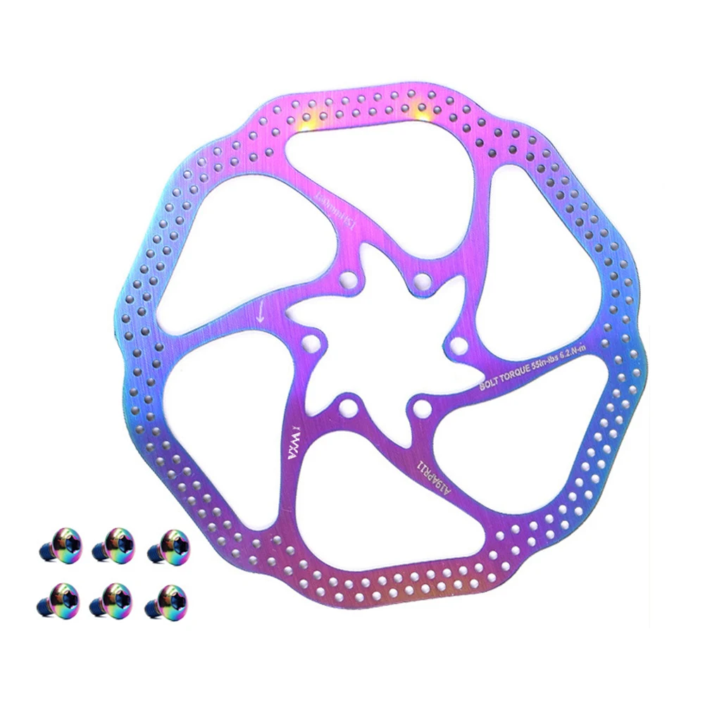 

160mm ротор тормозного диска Замена горы MTB велосипед Велоспорт полый тормозная колодка с винты велосипедные аксессуары