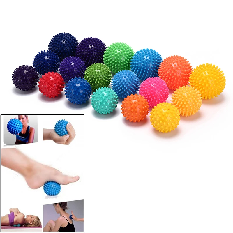 

Spiky Massage Ball Trigger Point Sport Fitness Hand Foot Pain Relief Muscle Relax Apparatus Unisex Hard 7cm/7.5cm/9cm