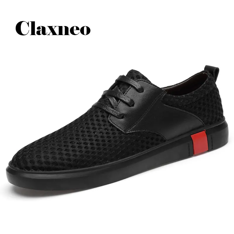 Men Casual Shoes Mesh Sneakers 2020 Summer Man Shoe Fashion Male Walking Footwear New Arrivals CLAXNEO Soft | Обувь