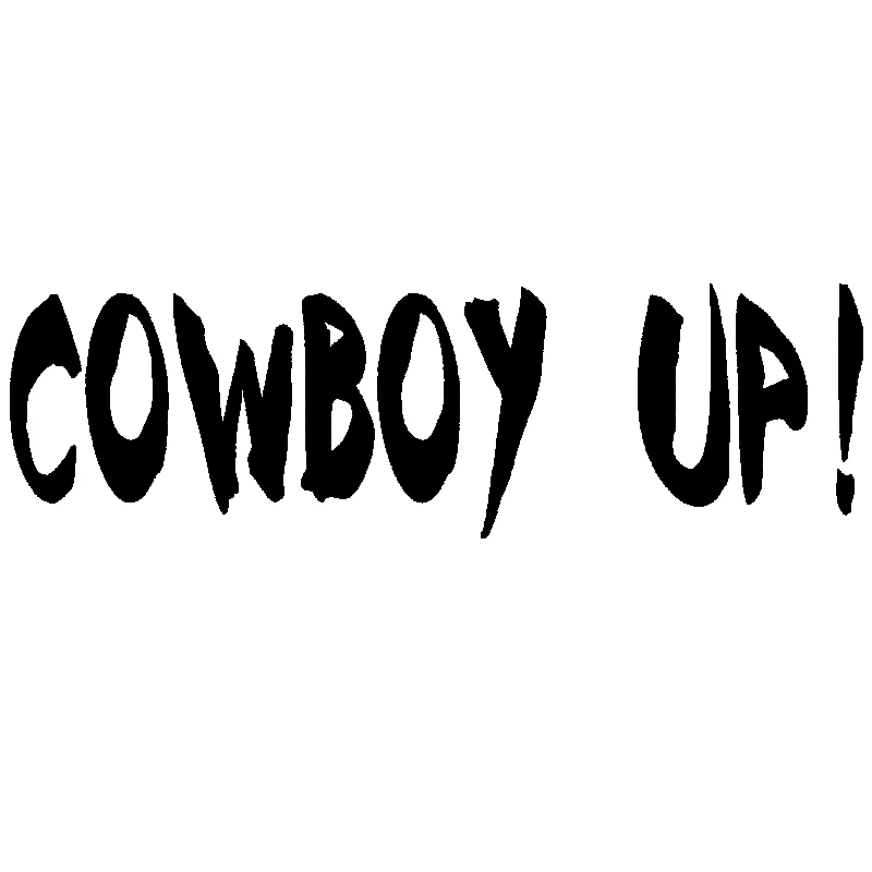 EmpireYing 8 Colors Professional Production English Alphabet Car Sticker Cowboy Up Styling Waterproof Reflective Vinyl Decals | Автомобили