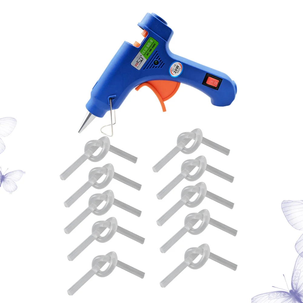 

1 Set of Durable 100W Hot Glue Sprayer Tool Kit with 25Pcs 11MM Transparent Hot Glue Sticks for DIY Small Craft and Quick Repair