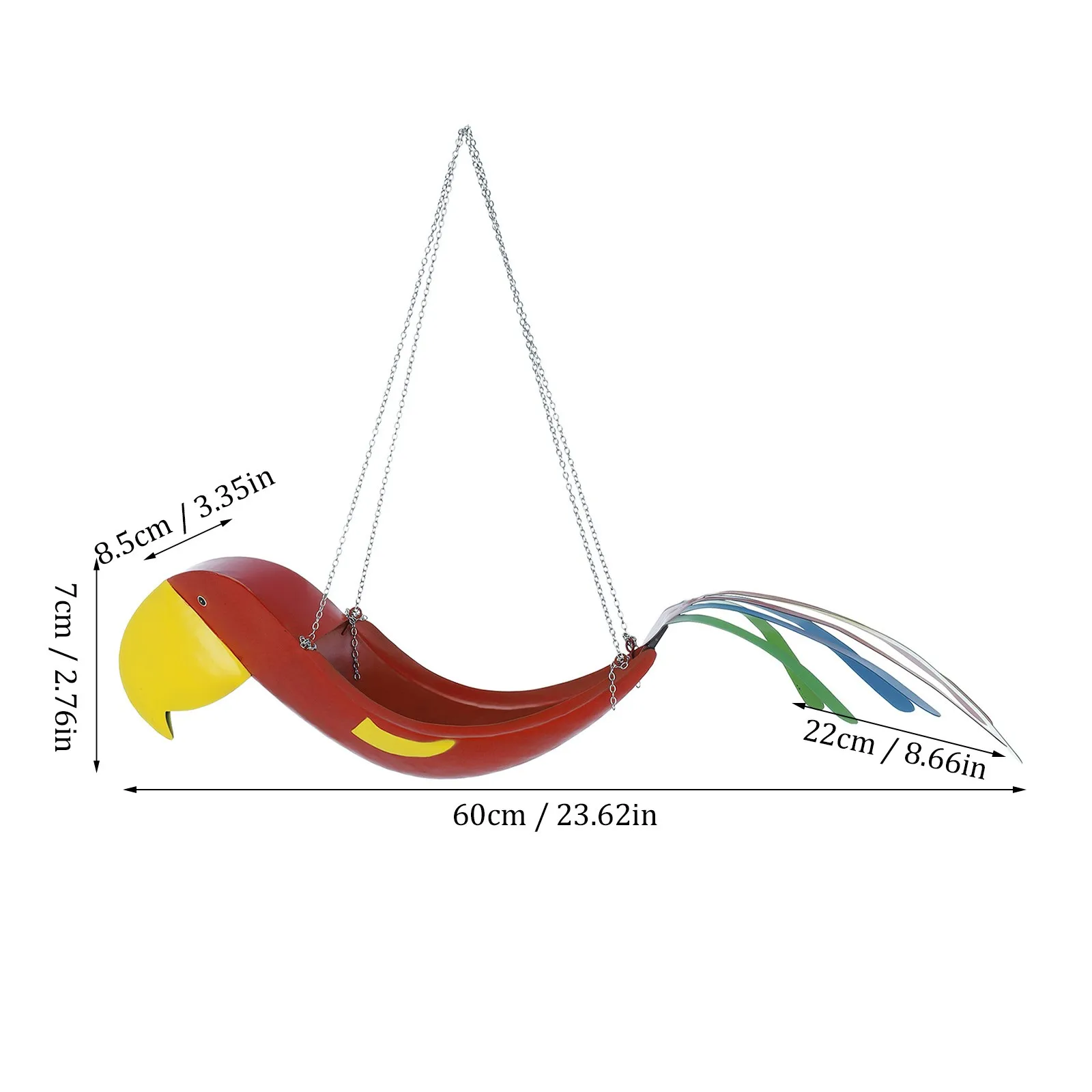 

Bird Flower Pot Reds Parrot Planter The Design Of The Flying Flower Pot In The Shape Of A Beautiful Bird The Parrot Garden Decor