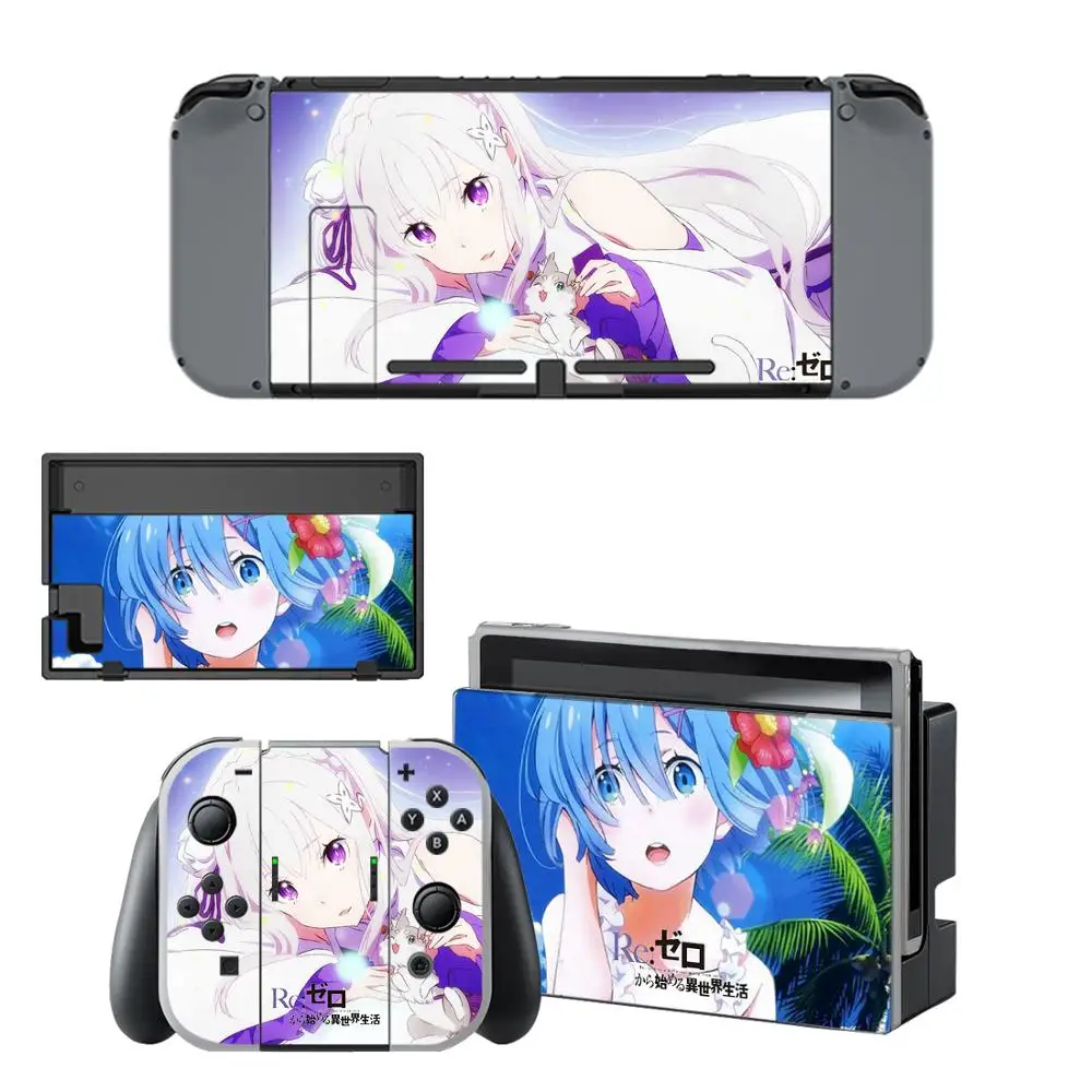 YSNS2308 Re: жизнь в другом мире от zero Skins для nintendo Switch наклейка для консоли nintendo switch контроллер Joy-Con - Цвет: YSNS2308