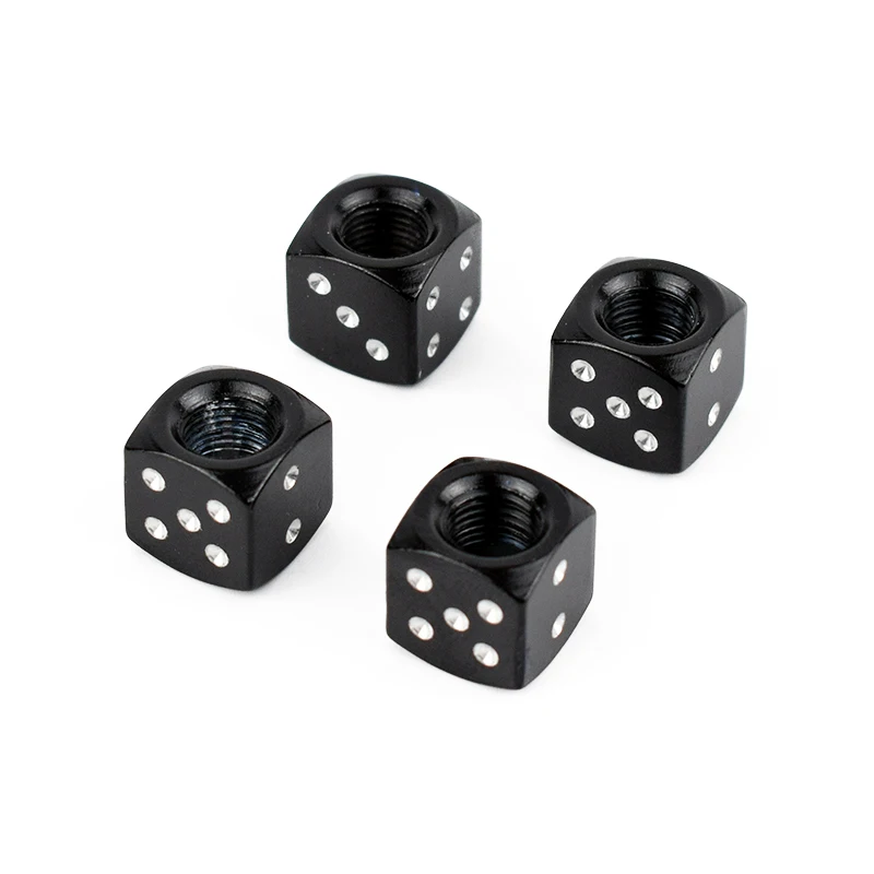 Колпачки для клапанов в виде игральных костей 4 шт./8 шт. | Спорт и развлечения