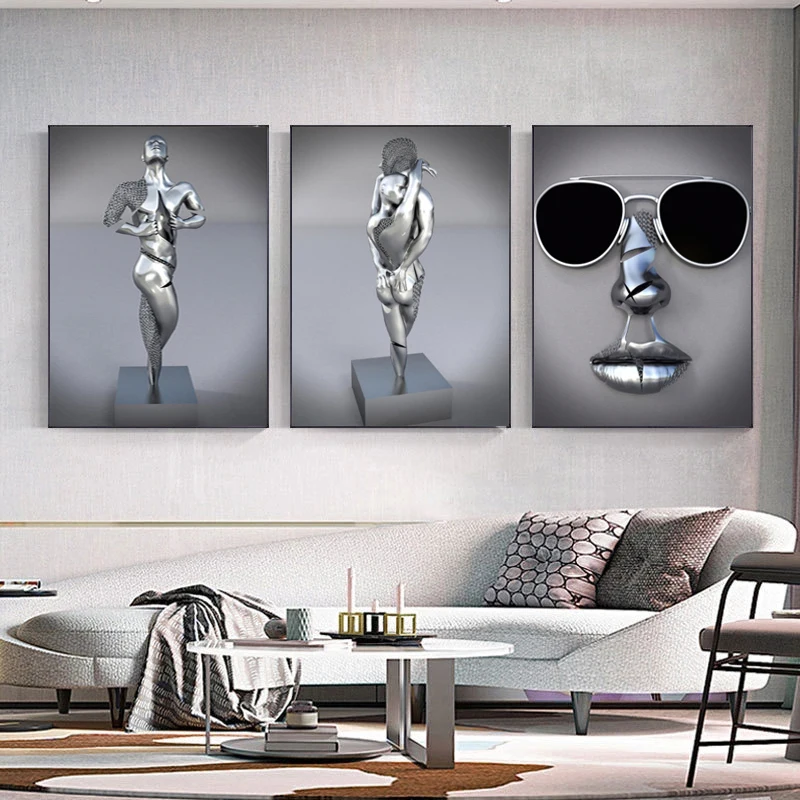 Абстрактная прямоугольная стальная проволока Железный человек абстрактная