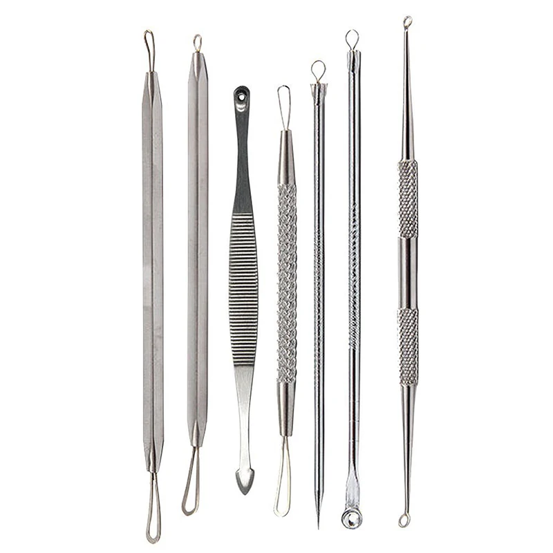 7 шт. угорь угревой сыпи инструмент для лица носа Чистка Пор моднок ювелирное