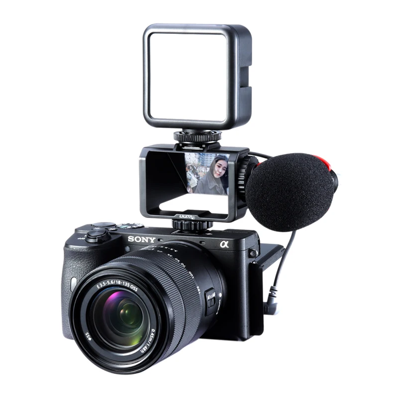 UURig перископ для селфи Sony A6000 A6300 A6500 A72 A73 Canon EOS Panasonic GX85 Nikon беззеркальная камера с