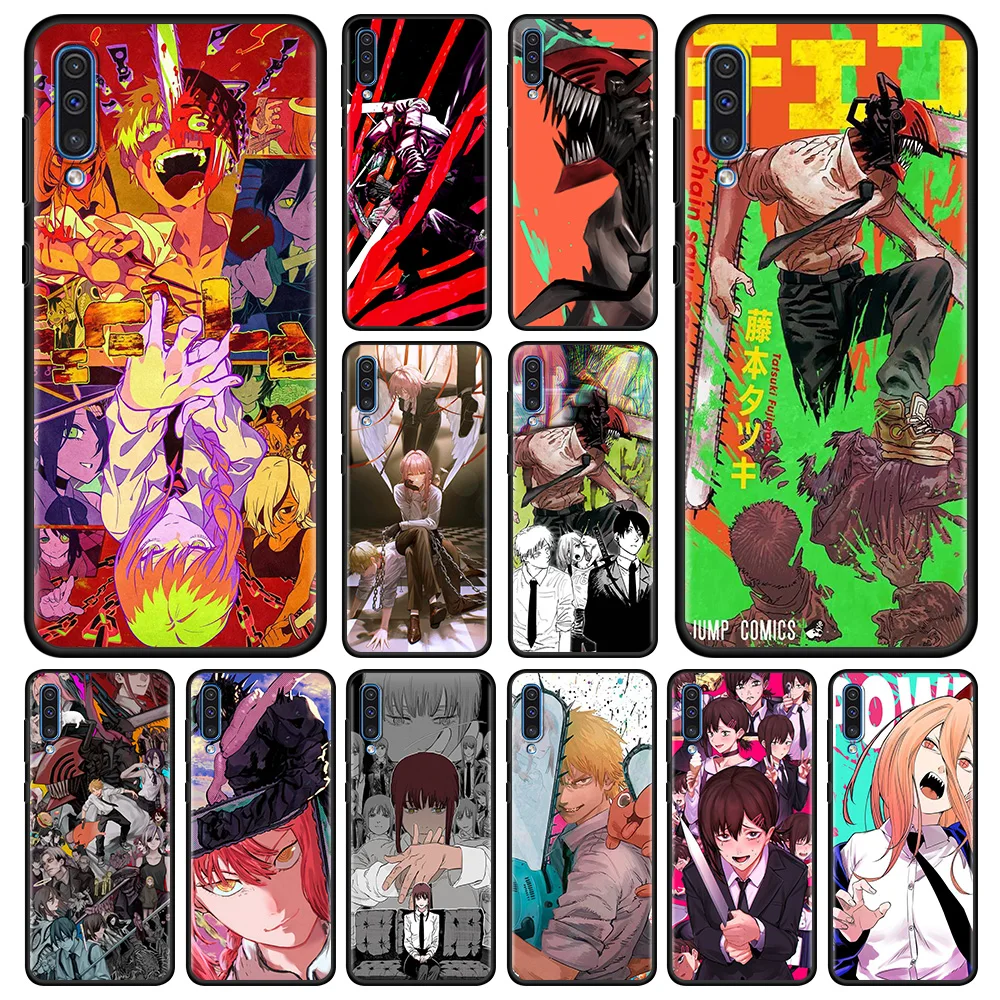 Phone Case For Samsung Galaxy A50 A10 A70 A30 A20e A10s A40 A30s A20s M62 M52 M32 5G M51 M31 M31s M30s Capa Anime Chainsaw Man