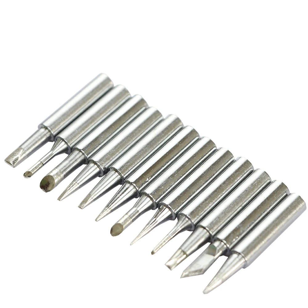 12 шт./Лот Новый бессвинцовый наконечник паяльника AOYUE 900M T для HAKKO SAIKE ATTEN YIHUA QUICK YOUYUE