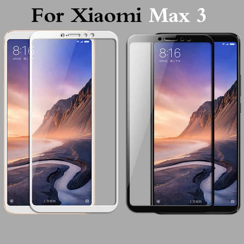 Закаленное стекло для телефона Xiaomi mi Max 3 Защитная пленка экрана крышка