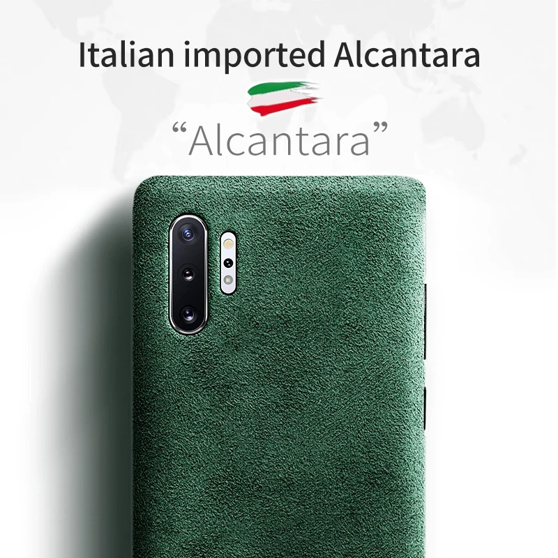 SanCore для SamSung Note20 / NOTE10 + чехол телефона Nota20 ультра Алькантара модный кожаный