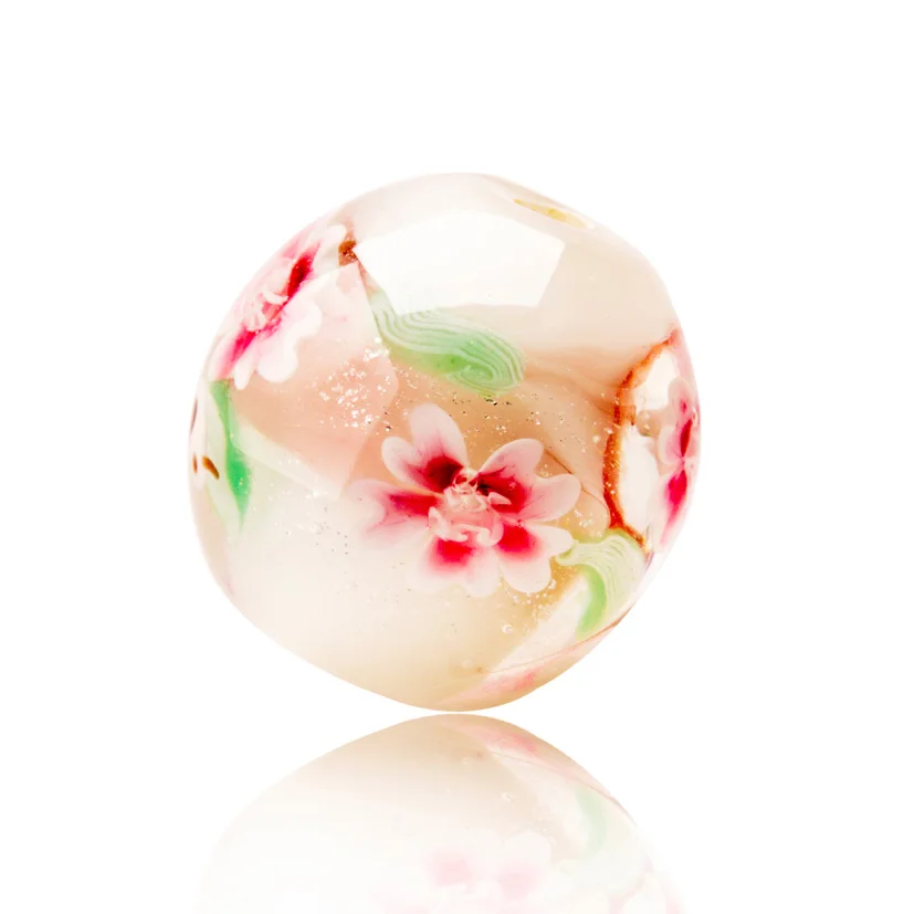 Стеклянные бусины с большим отверстием 2 мм для изготовления ювелирных изделий