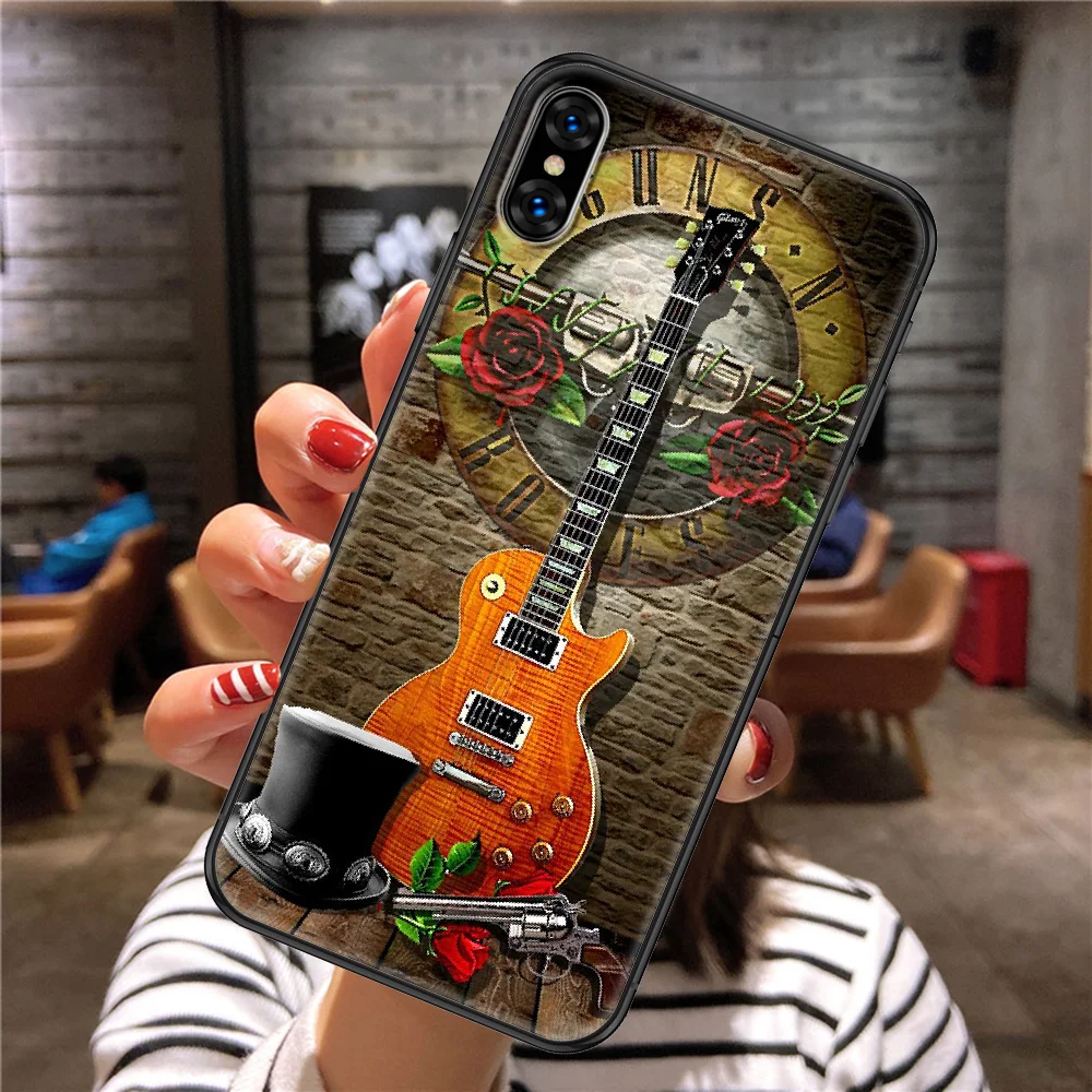 Guns N Roses чехол для телефона Корпус iphone 5 5s se 2 6 6s 7 8 12 мини plus X XS XR 11 PRO MAX черный