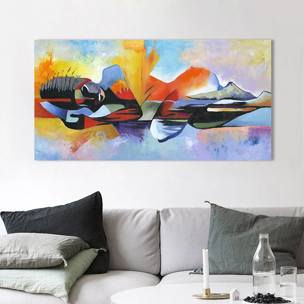 Постеры DDWW на холсте с рисунком настенные художественные картины стену женщина