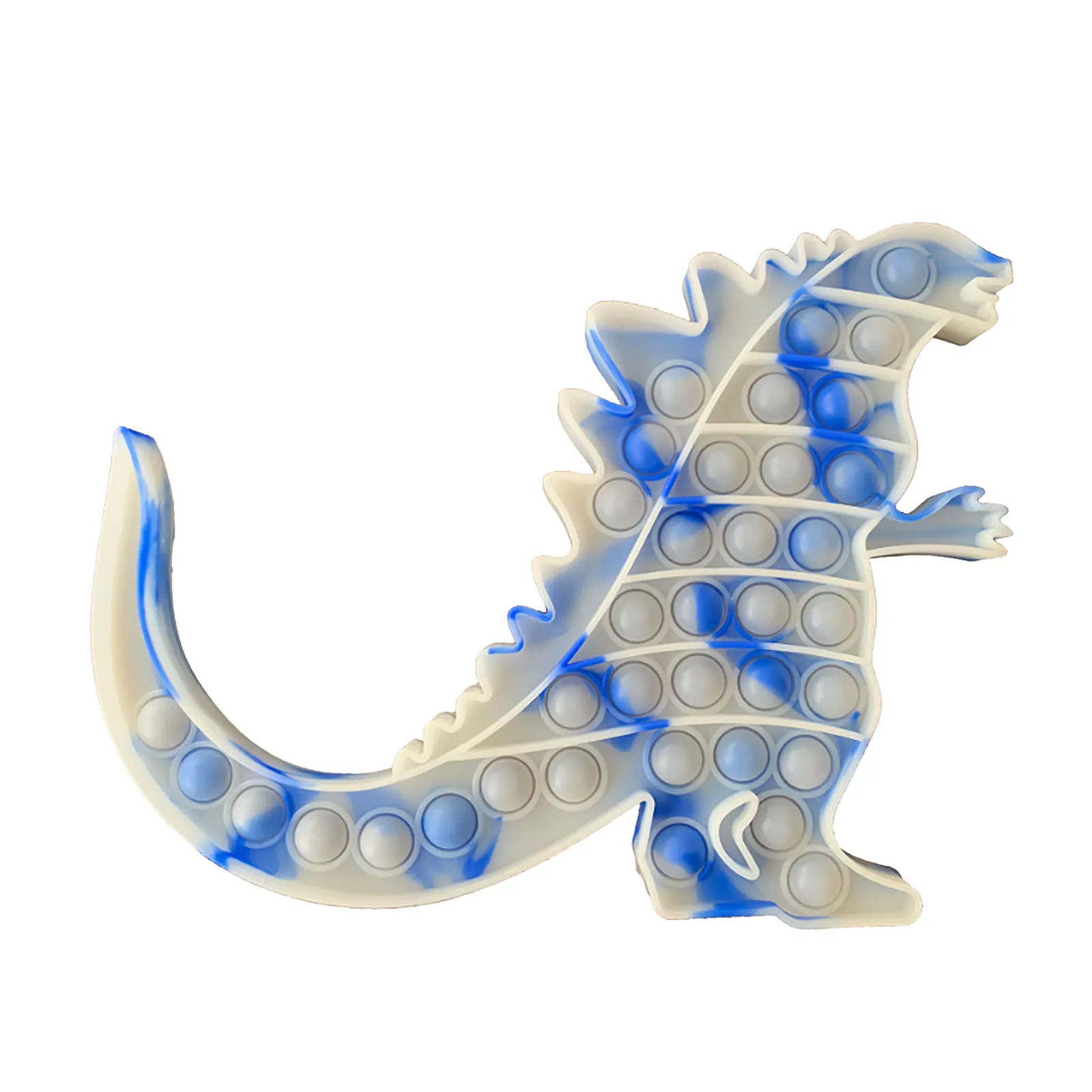 

Силиконовые игрушки-гаджеты с пузырьками, специальные потребности при аутизме для снятия стресса, игрушка-Динозавр для декомпрессии, Антип...