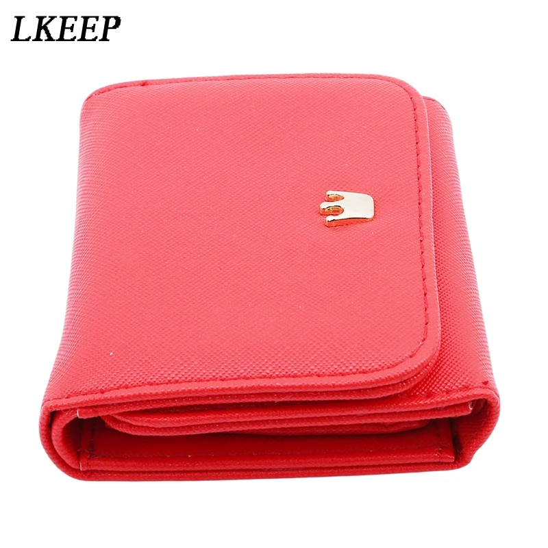 Женский кошелек 2020 женские короткие кошельки украшенные короной Мини для денег