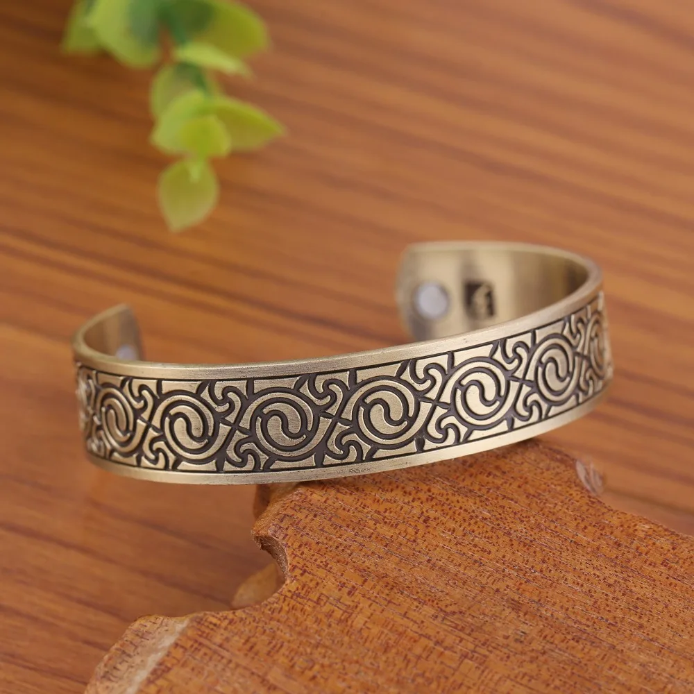 5 шт. винтажные магнитные браслеты манжеты из сплава|Браслеты| |