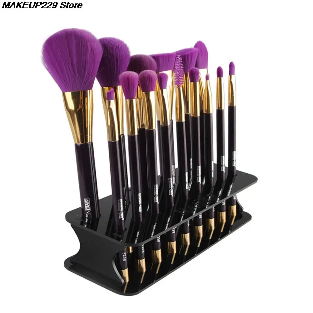 15 отверстий Держатель кистей для макияжа Складная стойка в виде башни или дерева