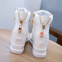 hot sales women casual shoes 2019 new women sneakers fashion breathable pu leather platform white women shoes soft footwears