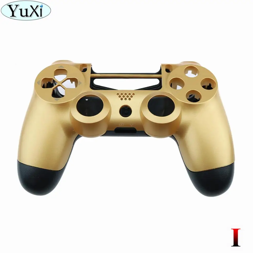 I YuXi для sony для PS4 Pro тонкий контроллер пластик JDS 040 JDM-040 чехол Передняя Задняя крышка корпус с кнопками мод комплект - Цвет: I