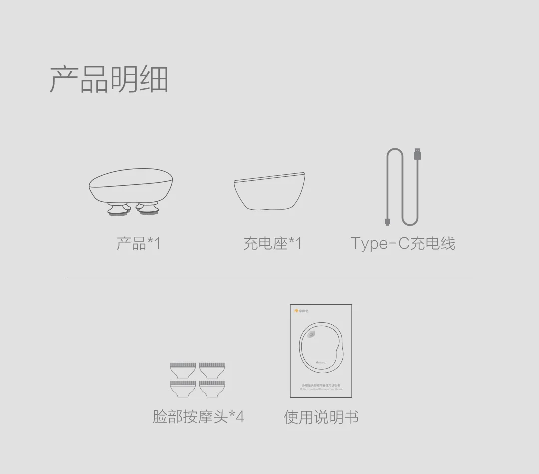 Xiaomi Youpin Momoda Универсальный массажер для головы для лица двойного использования 360 градусов стерео массаж IPX8 водонепроницаемый беспроводной портативный