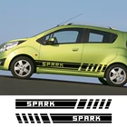 2 шт., виниловые наклейки на автомобиль Chevrolet Spark