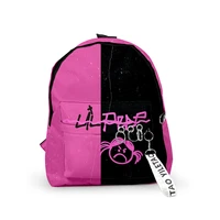 popular printed lil peep backpack fashion design school backpack men women student bags multifunction travel bag laptop pack