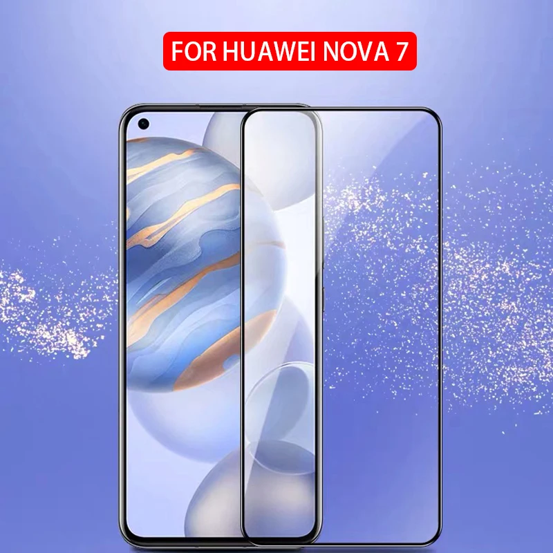 

Protective Glass For Huawei nova 7i 7 se 7 pro Tempered Glass On For Huawei 7se 7 i i7 nova7i Safety Screen Protector Cover Film