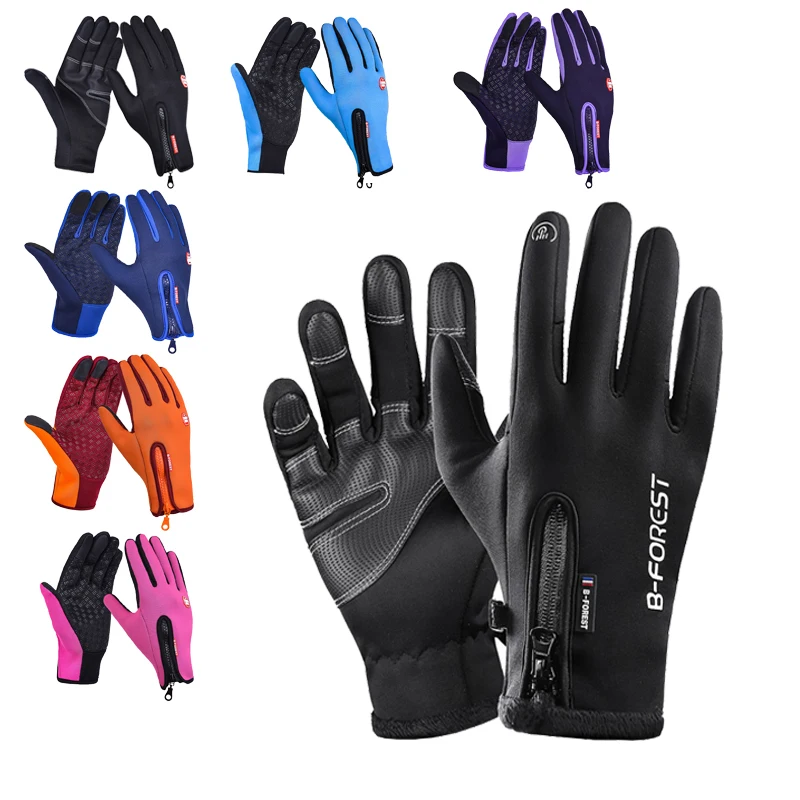 

Winter Touch Screen Warm Full Finger Gloves Cycling Bike Skiing Cold Gloves Outdoor Natural Trekking Motorcycle Racing Equipment