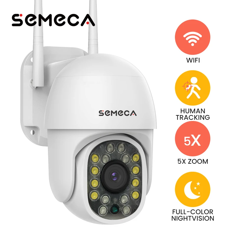 Камера видеонаблюдения Semeca 360 P Wi Fi 1080P|Камеры видеонаблюдения| |