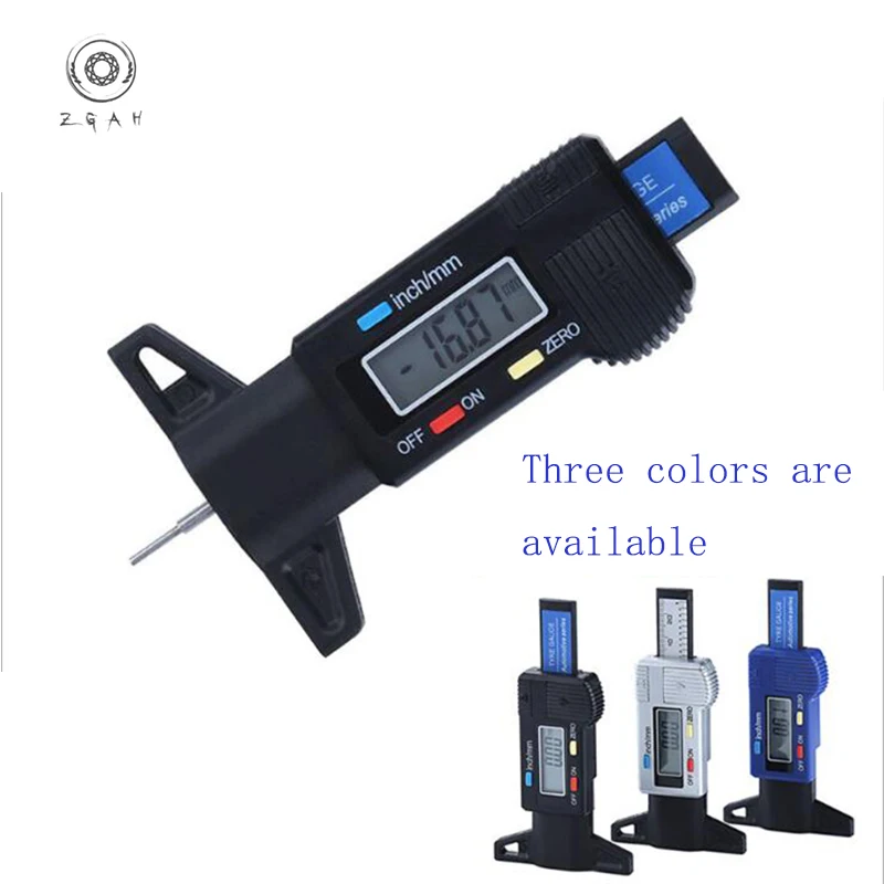 Электронный цифровой измеритель глубины протектора 0 25 мм датчик давления в