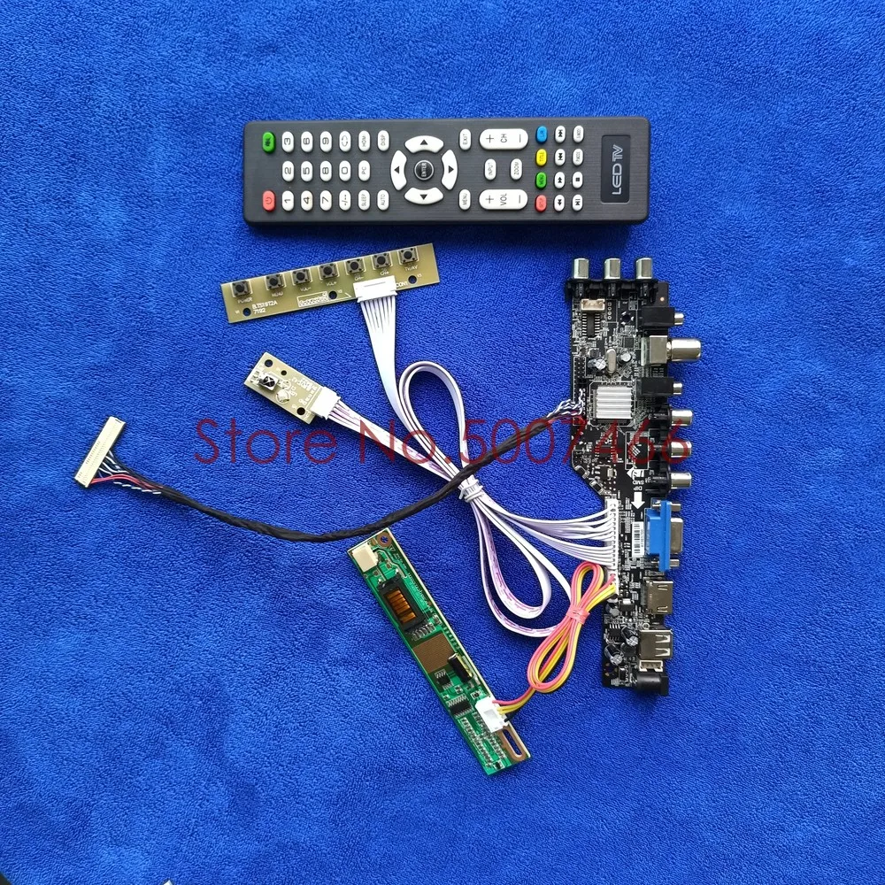 

For LTN150P2/LTN150P3/LTN150P4/LTN150PF/LTN150PG 1400*1050 Digital DVB Matrix 30 Pin LVDS 1CCFL Drive Board Kit USB VGA AV